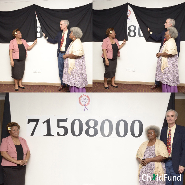 A new toll-free family and sexual violence hotline, along with a new logo (created by UMM PNG) was launched by ChildFund PNG in Port Moresby on Wednesday, August 19.