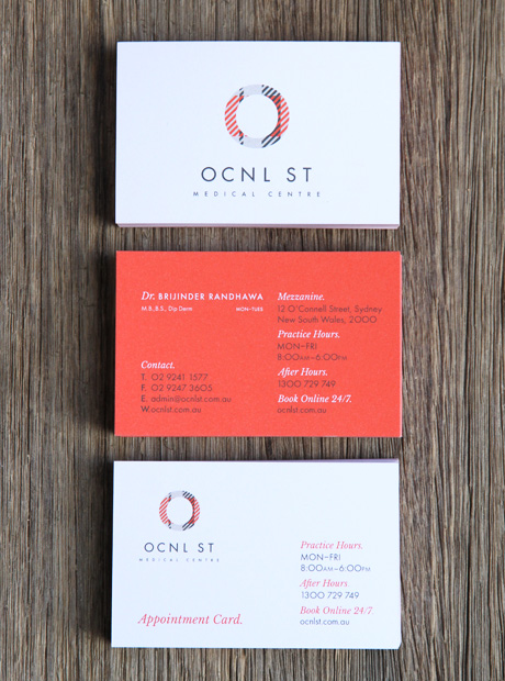 Brand marketing agency. OCNL Business Cards