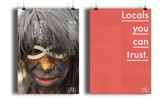 Corporate branding agency. PAG Posters.