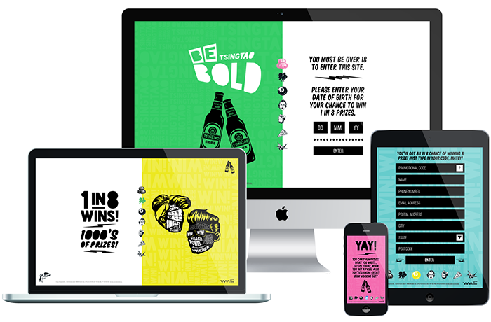 Advertising agency branding. Responsive Website Design.