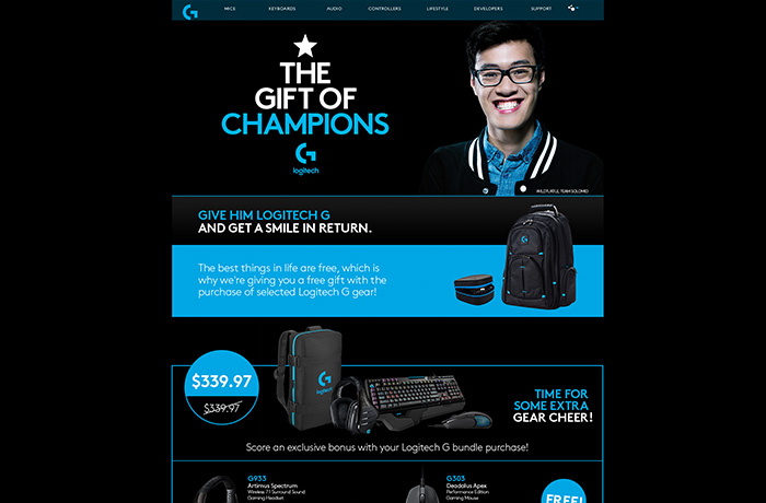 Creative agency Sydney. Branding and point of sale design for Logitech. By UMM.
