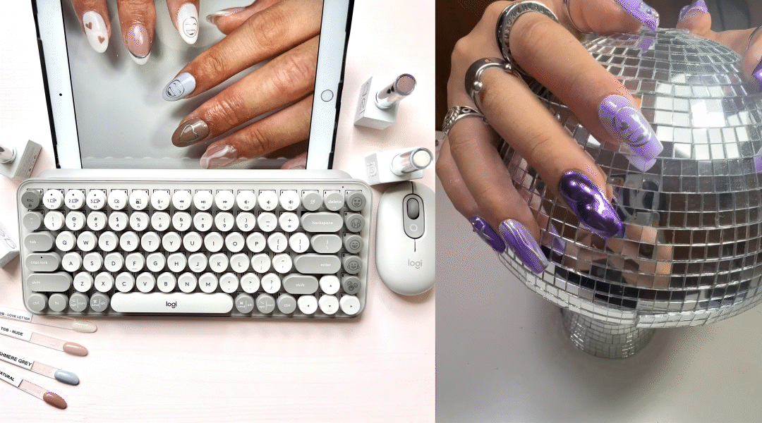 TikTok marketing was used, leveraging the nail art trend to showcase the new keyboard colourways